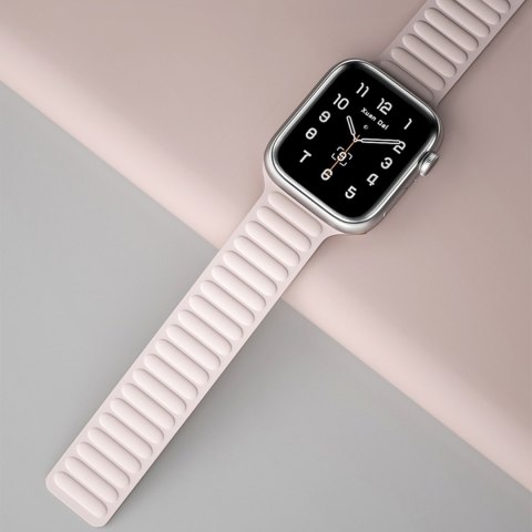 Pasek magnetyczny opaska bransoleta do Apple Watch 41 mm - czarny