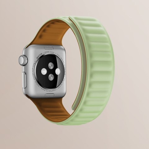 Pasek magnetyczny opaska bransoleta do Apple Watch 41 mm - czarny
