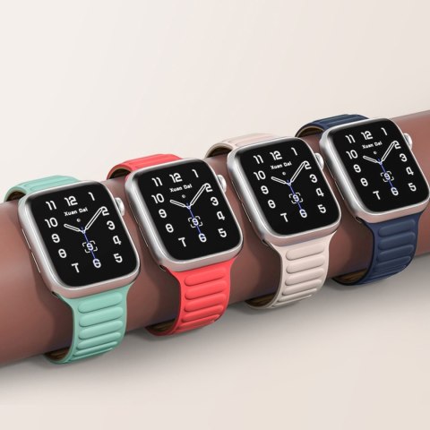 Pasek magnetyczny opaska bransoleta do Apple Watch 41 mm - niebieski
