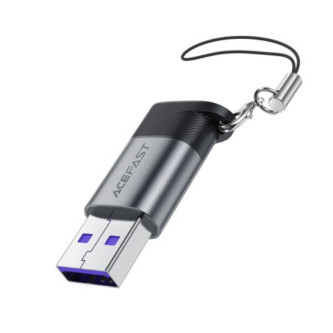 Adapter przejściówka USB-C - USB-A - szary ACEFAST