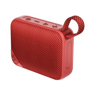 Głośnik bezprzewodowy Bluetooth z podświetleniem RGB IP67 - czerwony QCY