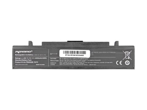 Bateria AA-PB9NC6B AA-PB9NS6B do Samsung R519 R530 - 4400 mAh (49 Wh)