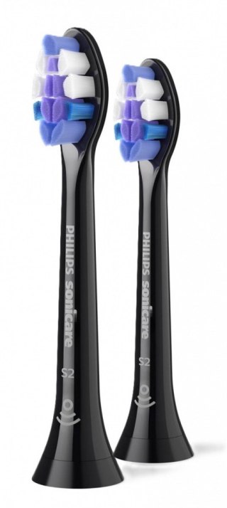 Zestaw 2 końcówek Sensitive Standard HX6052/88 czarny Philips