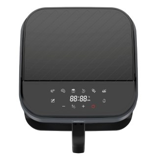 ELDOM FRYTKOWNICA BEZTŁUSZCZOWA FR500 5,5 L 1200W SZKLANY POJEMNIK, RUSZT, SILIKONOWA PODKŁADKA, 8 PROGRAMÓW, REGULACJA TEM.
