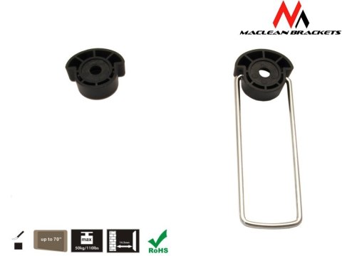 Uchwyt wieszak linkowy do telewizora Maclean MC-557 (ścienne, Wieszak - 70"; max. 50kg)