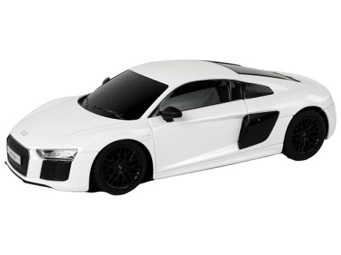 Auto Samochód Zdalnie Sterowany RC Audi R8 Rastar Pilot Białe 1:24