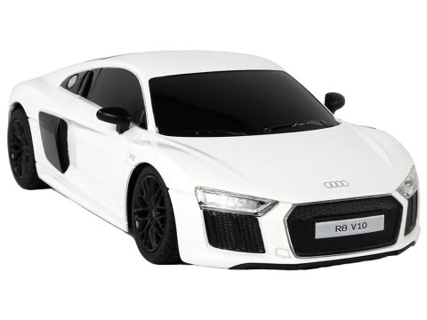 Auto Samochód Zdalnie Sterowany RC Audi R8 Rastar Pilot Białe 1:24