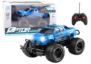 Autko Samochód Terenowy Zdalnie Sterowany RC 1:14 Niebieski LEAN Toys