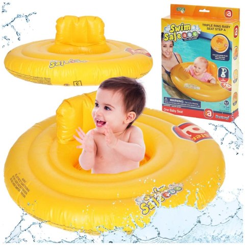 Kółko do pływania koło dmuchane dla niemowląt małych dzieci z siedziskiem BESTWAY 32096 Kik Sp. z o. o. Sp. k.