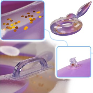 Kółko do pływania koło dmuchane syrena z brokatem galaxy 94 cm XXL max 60kg Kik Sp. z o. o. Sp. k.