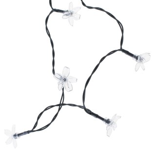 Lampki ogrodowe solarne kwiatki 7m 50LED ciepły biały Kik Sp. z o. o. Sp. k.