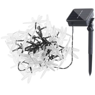 Lampki ogrodowe solarne ważki 6,5m 30LED multikolor Kik Sp. z o. o. Sp. k.