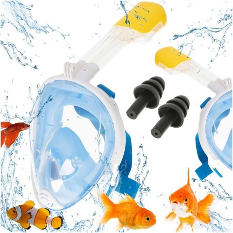 Maska do snurkowania pełna składana S/M niebieska Kik Sp. z o. o. Sp. k.