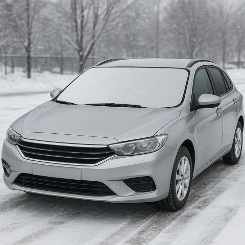 Mata osłona na szybę antyszronowa przeciwsłoneczna samochodowa na przednią szybę Kik Sp. z o. o. Sp. k.