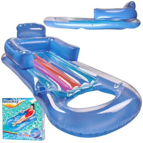 Materac dmuchany fotel BESTWAY 43028 niebieski Kik Sp. z o. o. Sp. k.