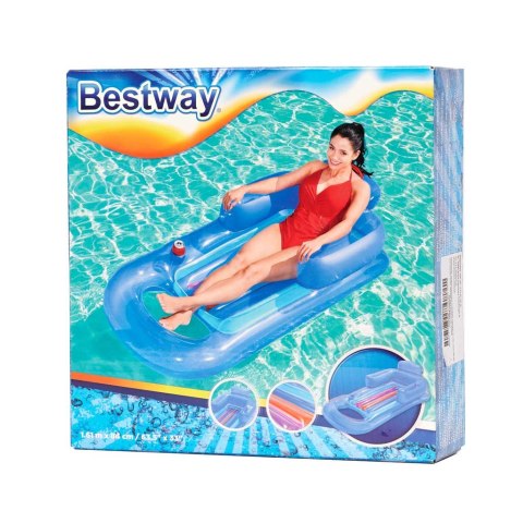 Materac dmuchany fotel BESTWAY 43028 niebieski Kik Sp. z o. o. Sp. k.