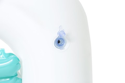 Materac dmuchany fotel do pływania leżak basenowy z poduszką oparciem + uchwyt BESTWAY 43097 102x94cm Kik Sp. z o. o. Sp. k.