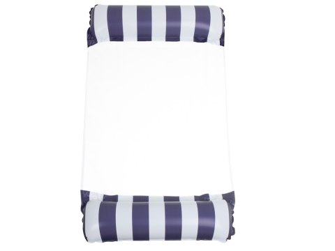 Materac dmuchany hamak wodny fotel krzesło do pływania 120 x 70 cm granatowy Kik Sp. z o. o. Sp. k.