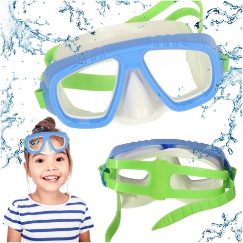 Okulary do pływania maska BESTWAY 22011 niebieskie Kik Sp. z o. o. Sp. k.