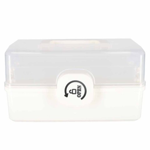 Organizer na leki pojemnik pudełko kasetka apteczka duży XL na zamek skrzynka 29x19x15,5 cm Kik Sp. z o. o. Sp. k.