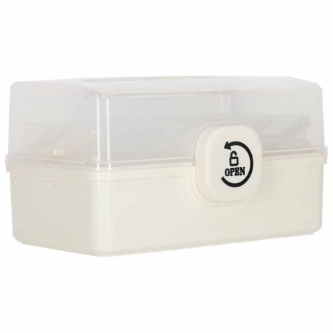 Organizer na leki pojemnik pudełko kasetka apteczka duży XL na zamek skrzynka 29x19x15,5 cm Kik Sp. z o. o. Sp. k.