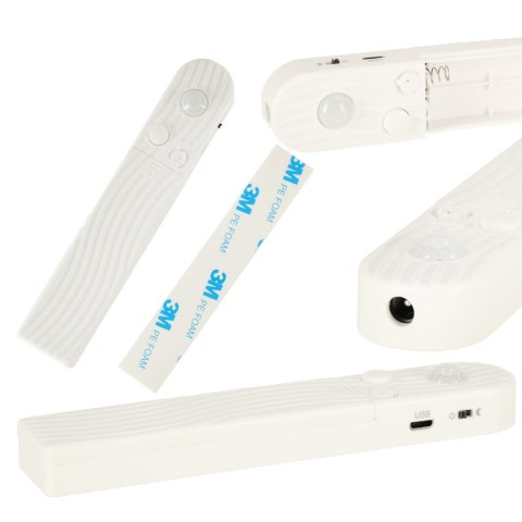 Taśma LED wodoodporna na baterie USB czujnik ruchu 1M 59LED zimny biały Kik Sp. z o. o. Sp. k.