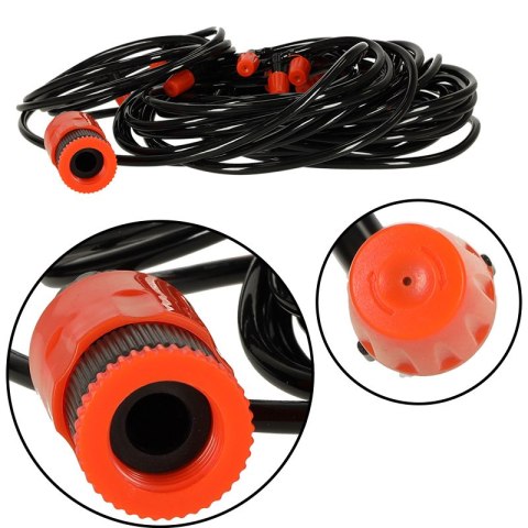 Zraszacz ogrodowy kurtyna wodna mgiełka system nawadniania 20m Kik Sp. z o. o. Sp. k.