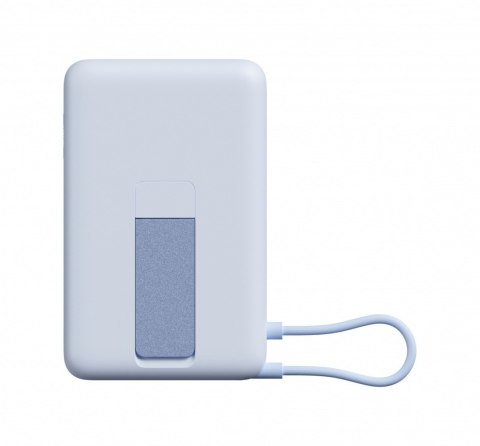 PowerBank Magnetic 10000 z podstawką niebieski