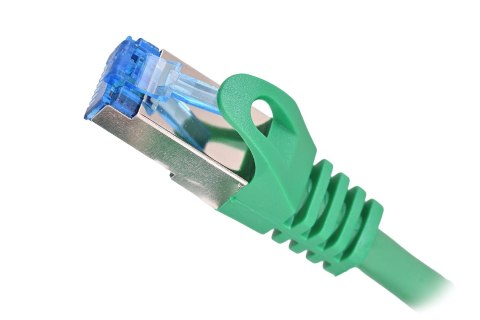 LANBERG PATCHCORD S/FTP KAT.6A 0.5M ZIELONY LSZH CCA (FLUKE PASSED) PCF6A-10CC-0050-G