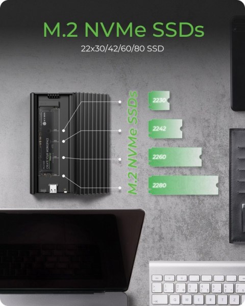 Obudowa IB-1917M-C32a NVMe USB 3.2 Gen 2x2, 20 Gbit/s