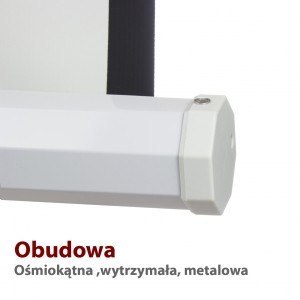 Ekran ręczny na statywie TS-100 4:3 100 cali 203x152cm