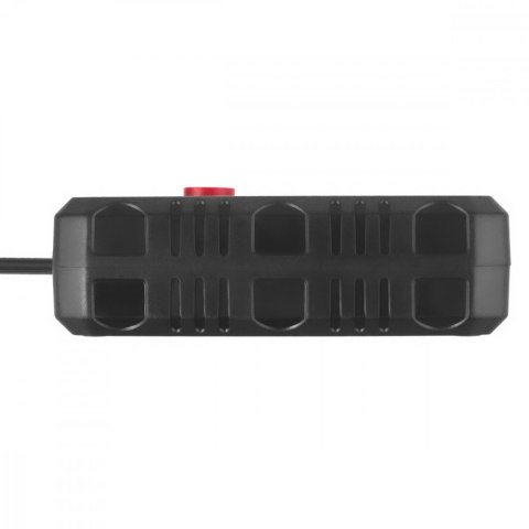 Listwa zasilająca MCE388 B 2 gniazda, 3xUSB, 110-240V AC 50/60Hz, 2.1A max 2500W, 3m czarna
