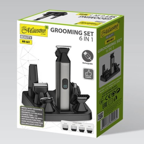 Zestaw do strzyżenia włosów 6w1 USB MR-661