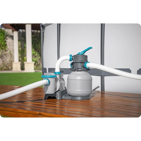 Pompa piaskowa 6056 l/h + piasek 25kg Bestway 58497