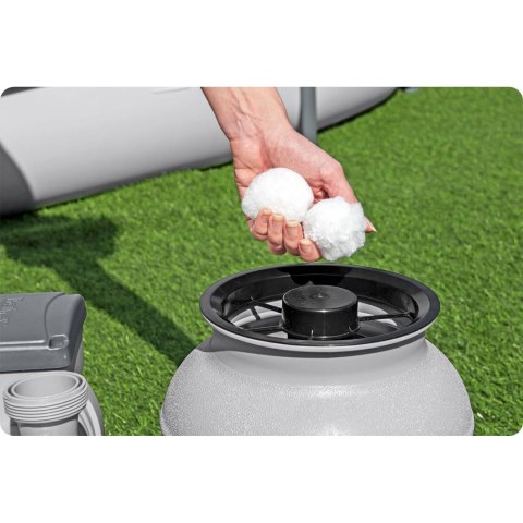 Pompa piaskowa 6056 l/h + piasek 25kg Bestway 58497