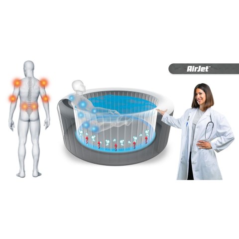 Dmuchane SPA Lay-Z Bali Brown 7 osobowe Bestway 6001P