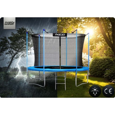 Trampolina ogrodowa 6ft/183cm z siatką wewnętrzną i drabinką