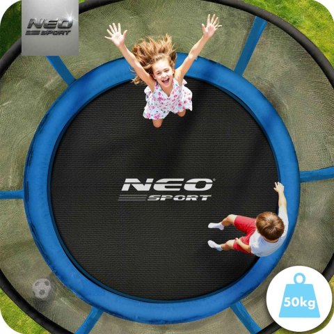 Trampolina ogrodowa 6ft/183cm z siatką zewnętrzną i drabinką Neo-Sport