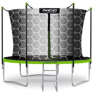 Trampolina ogrodowa 8ft/252cm z siatką wewnętrzną i drabinką Neo-Sport