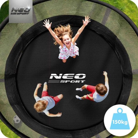 Trampolina ogrodowa profilowana 12ft/374cm z siatką wewnętrzną Neo-Sport