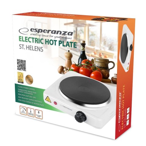 ESPERANZA KUCHENKA ELEKTRYCZNA ST. HELENS BIAŁA EKH013W