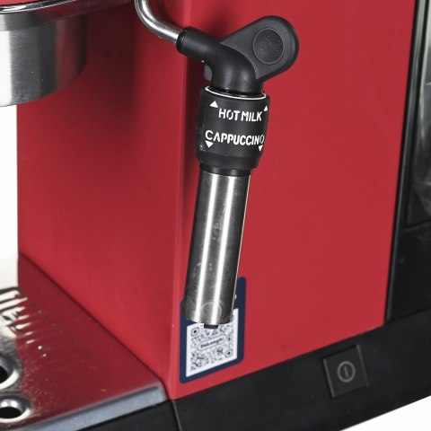 Ekspres kolbowy DeLonghi Dedica Style EC 685.R (1300W; kolor czerwony) (WYPRZEDAŻ)