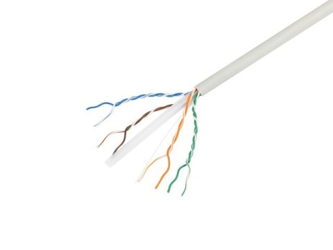 Kabel LAN UTP kat.6 305m drut CU LSZH CPR + FLUKE PASSED szary