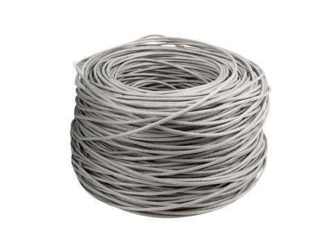 Kabel LAN UTP kat.6 305m drut CU LSZH CPR + FLUKE PASSED szary