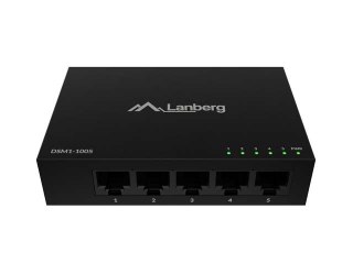 Switch DSM1-1005 5X 1GB/S niezarządzalny Gigabit Ethernet Desktop 12V ( obudowa metalowa)