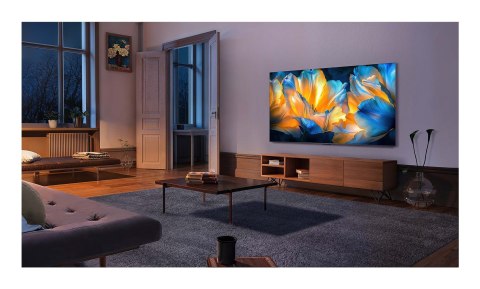 Telewizor TCL 55C69KS QD-Mini LED 55" 4K Ultra HD Google TV Dolby Atmos DVB-T2 Metaliczny