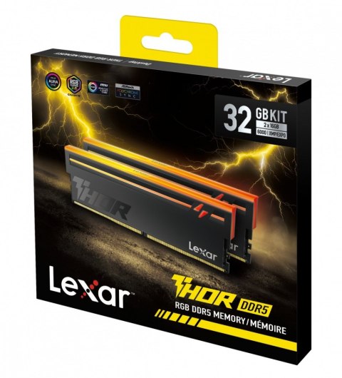 Pamięć do PC DDR5 THOR2.0 32GB(2*16)/6000 CL38 RGB czarna