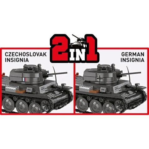 Klocki Panzer 38 LT VZ.38 690 elementów