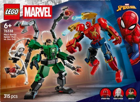 Klocki Super Heroes 76338 Bitwa mechów: Spider-Man kontra Doc Ock