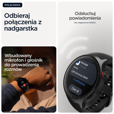 Motorola Moto Watch 512MB Volcanic Ash_Silicone Black (OUTLET)